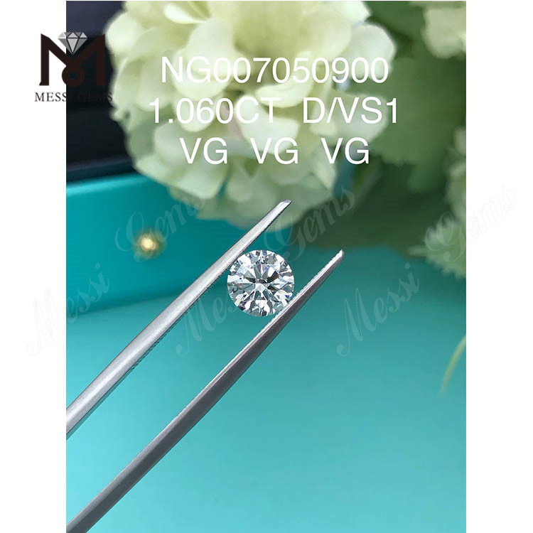 1.060CT D Круглый алмаз Hpht VS1 VG Cut Grade