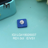 1 карат E/VS1 EX VG выращенный в лаборатории бриллиант Круглый 