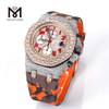 Роскошный ручной набор для мужчин Iced Out Diamond Moissanite Watch Custom Design