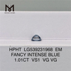  1.01CT FANCY INTENSE BLUE VS1 VG VG EM лабораторный бриллиант HPHT LG539231968