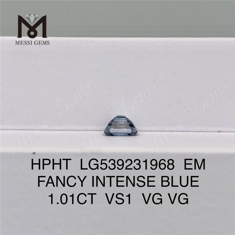  1.01CT FANCY INTENSE BLUE VS1 VG VG EM лабораторный бриллиант HPHT LG539231968