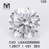 1,26 карат I VS1 3EX выращенный в лаборатории бриллиант 1,25 карат выращенный в лаборатории бриллиант оптовая цена