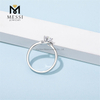 Оптовая мода стиль серебряное кольцо муассанит камень ювелирные изделия