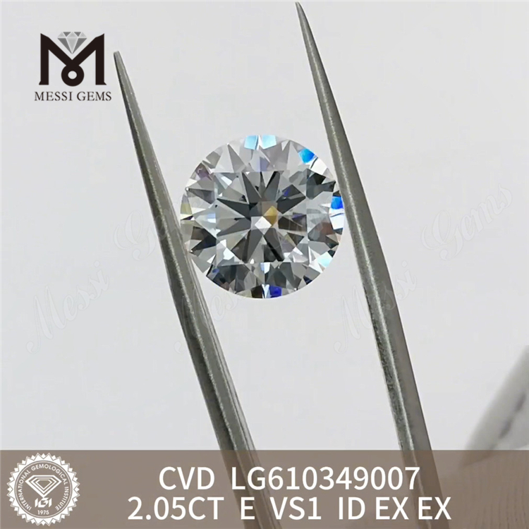 2.05CT E VS1 ID лучшая цена на выращенные в лаборатории бриллианты CVD丨Messigems LG610349007