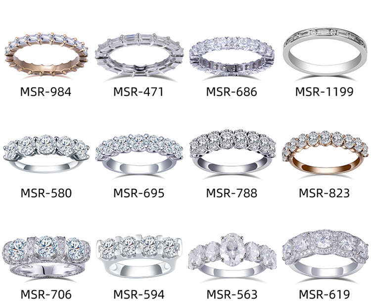 Обручальные кольца PT950 с культивированными бриллиантами весом 6,2 г. Этическая красота на всю жизнь.