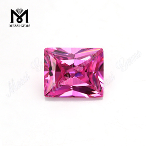 заводская цена большой размер 10*12 мм розовый кубический цирконий свободный камень