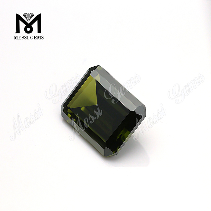 свободные глубокие оливковые 18 * 13 зеленый драгоценный камень оптом кубические драгоценные камни