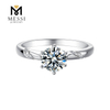 Свадебное обручальное кольцо высокого качества 925 Silver Moissanite Eternity Ring