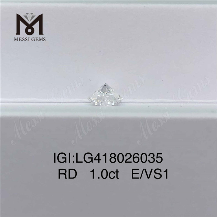 1,0 карат E/VS1 круглый бриллиант EX VG, выращенный в лаборатории, россыпью лабораторный бриллиант, оптовая цена