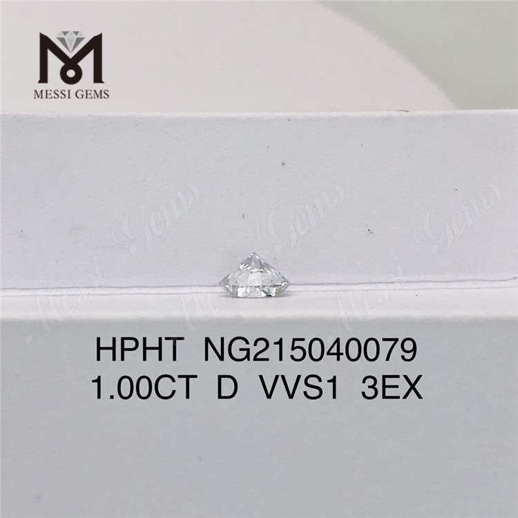 HPHT 1,00 карат RD форма D VVS1 3EX Лабораторные бриллианты