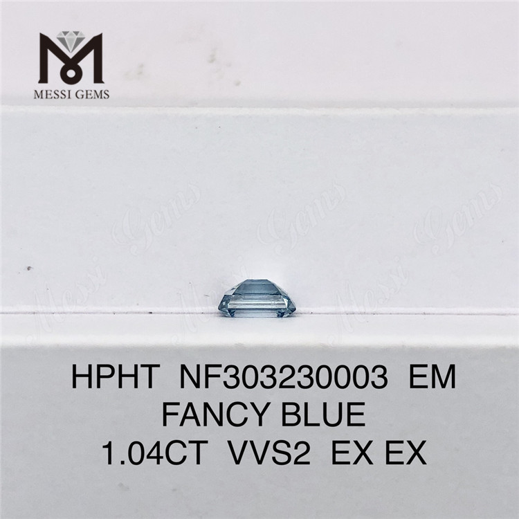 1.04CT FANCY BLUE VVS2 EX EX EM оптовая продажа лабораторных бриллиантов HPHT NF303230003