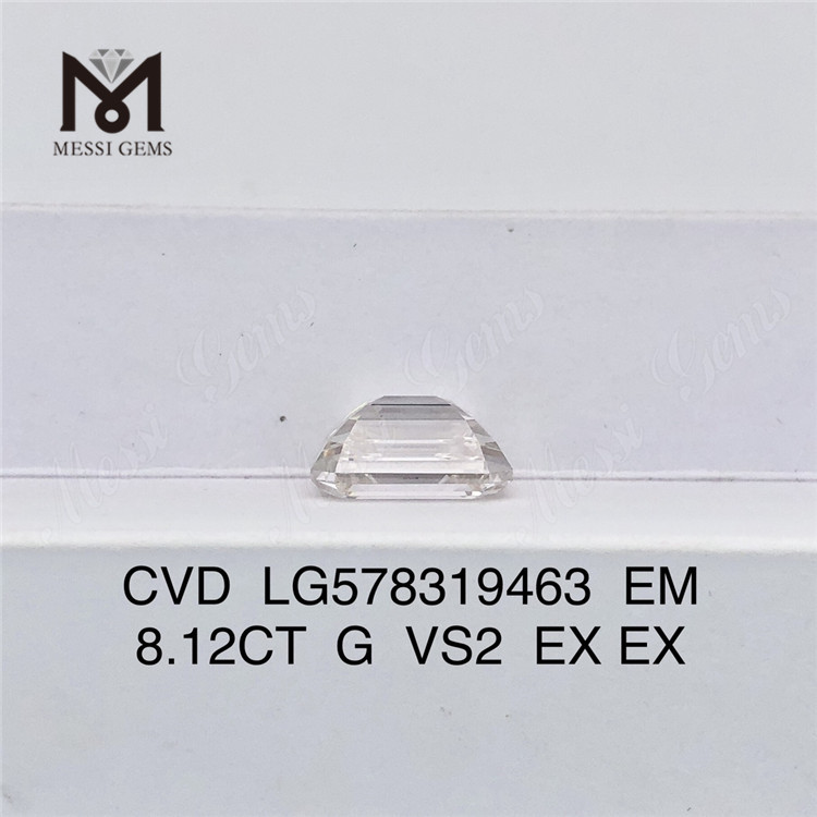 8.12CT G EM VS2 EX EX Выращенные в лаборатории драгоценные камни без CVD LG578319463