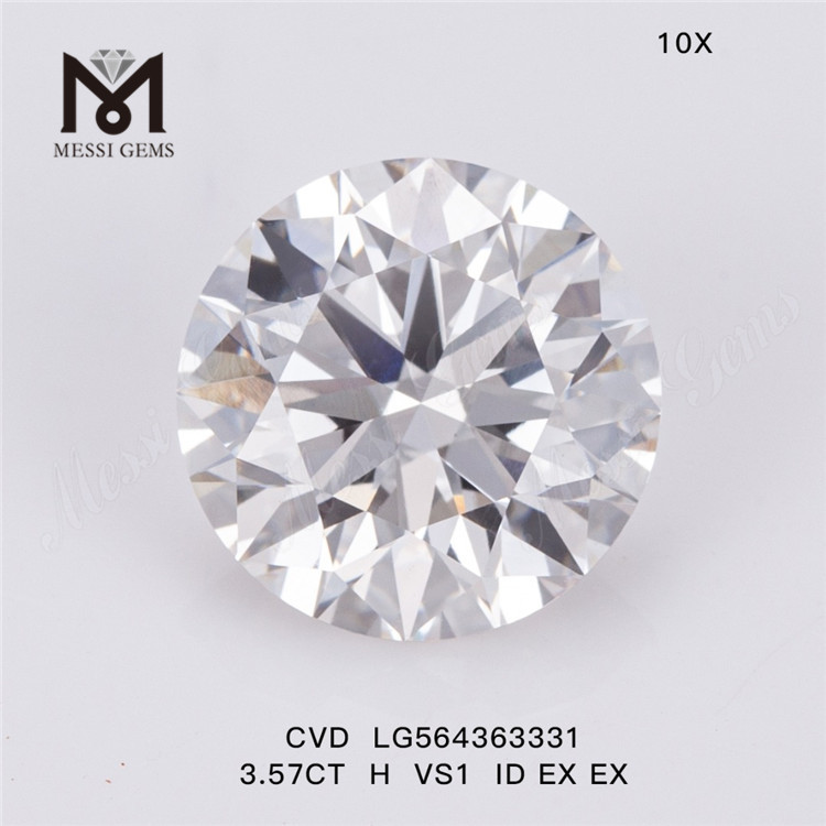 3,57 карат H VS1 ID EX EX лабораторный алмаз CVD LG564363331