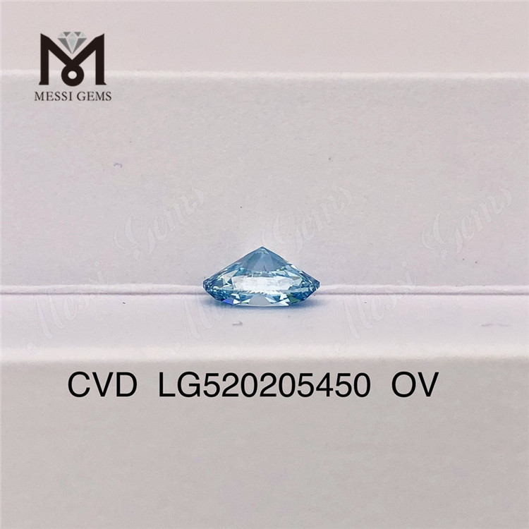 1,66 карат OV FANCY INTENSE GREENISN BLUE VS1 EX VG лабораторный бриллиант CVD LG520205450