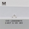 Продажа бриллиантов IGI Lab Diamonds CVD 2,42 карата G VS1 3EX LG563208475丨Messigems