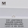Цена на бриллианты 1,21 карата G VS1, выращенные в лаборатории, за карат Сознание окружающей среды 丨Messigems LG597359419 
