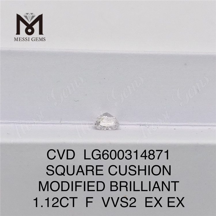 Цена на бриллиант CVD огранкой 1,12 карата F VVS2 CVD весом 1 карат 丨Messigems LG600314871