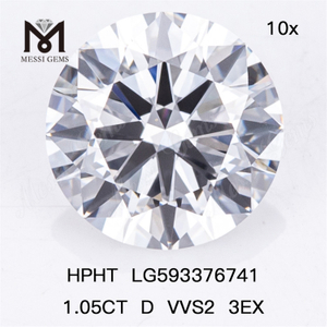 Продажа бриллиантов HPHT 1,05 карата D VVS2 3EX HPHT LG593376741