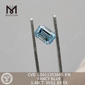 Бриллиант VVS2 EM FANCY BLUE CVD 1,48 карата онлайн LG611353645丨Messigems 